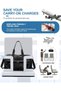 Gym Bag for Women Men with Shoe Compartment, Sport Duffel Bag, Waterproof Travel Weekender Overnight - 6