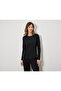 Women's Sports Top, Long Sleeve, Black