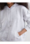 Gray Oversized Women's Thick Hoodie from Plus-Store - 3