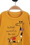 Baby Girl Pompom Giraffe Printed 3-18 Months Seasonal 2-Piece Top and Bottom Set R2031 - 6