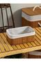 Brown Wooden Organizer 26X16X10 cm (W1) - 2