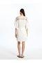 New Season V-Neck Lace Detailed Beach Dress S54243Z8 - 4