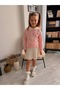 Bow Detail Girls' Sweater Skirt Combination Set - 2