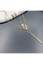 55cm Gold-color 3 Piece Set New Women's Stainless Steel V-shaped Geometric Pendant Multi-Layer Neckl