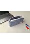 حامل أقلام من الكتان الأزرق بنقشة بوتيكار - قسم واحد - 6