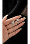 Sun Sparkle Earrings Modern Sparkle Women's Steel Earrings - 2