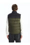 Nevavm Slim Fit Stand Collar Men's Puffer Vest with a Difference - 5