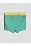 Printed Baby Boy Swim Shorts with Uv Protection Elastic Waist - 2
