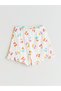 Seray New Season Printed Girls' T-Shirt and Shorts 2-Piece Set - 7