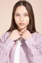 Pink Heart Embroidered Shirt with Wide-Leg Pants Girls' Gabardine Set 23552 - 4