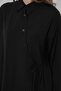 Women's Lace-Up Tunic Trousers Double Set 6752 - Black - 5