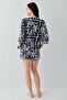 Elegance Redefined at Home: Women's Shorts Pajama Set – 50% Modal 50% Cotton, Modern Pattern - 4