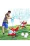 2-in-1 Water Sprinkler for Kids, Outdoor Summer Toy Helicopter Spray with Baseball Set