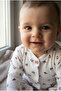 I Love Mom Dad Printed Ribbed 100% Cotton Baby Romper - Snap Fastener Bodysuit with Mom and Dad Written - 3