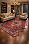 Mosso Wavy Traditional Patterned Woven Base Modern Decorative Carpet Sdt245 - 3