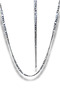 Italian Figaro Necklace and Bracelet Set Tarnish-Free Stainless Steel Thin and Thick Options