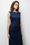 Beli Buckle Slit Detailed Glitter Dress - 7