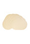 6 Pieces Beige/Stone Faux Leather Tableware Presentation Plate Mat Placemat American Service 45X30 - 7
