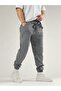 Stripe Patterned Belt Detailed Jogger Pants Coc2784 - 4