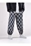 Patterned Gray Men's Baggy Pants Coc2786 - 2