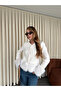Ecru Fur-Trimmed Cardigan - 251104 - 3