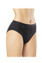 5-Piece Ribbed High Waist Women's Panties Set (3 White 2 Black) - 2
