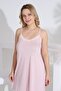 Angelique Bamboo Rope Strap Polka Dot Patterned Lace Detailed Nightgown 22905-913-914 - 3