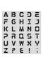 Letter Painting Template X076 Letter Height 7 cm - 2
