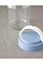Glass Jar with Lid 1700 ml - Blue - 4