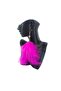Fuchsia Natural Feather Earrings Pair – Long Dangle Earrings with Bead Detail - 6