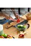 Acacia Wood & Black Marble Cutting Board - 6