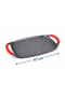 Rectangular grill pan 47 cm with marble coating