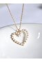 Heart Necklace with Pearls