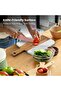 Acacia Wood & White Marble Cutting Board - 6
