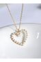 Heart Necklace with Pearls - 3