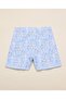 Girls Powder Blue 3 Pack Printed Boyshorts - 2