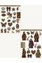 Leopard Themed 3-Piece Sticker Set – Fashion & Stylish Illustrations (12×17 cm) - 2