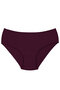 5-Pack Burgundy Ribbed High Waist Cotton Women's Panties - 2