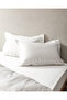 Elicia Double 100% Cotton Striped Satin Duvet Cover Set - Ecru - 2