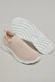 Women Sand Textured Knitted Slip On Shoes - 4