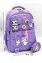 Girl's Backpack School Bag Set with Accessories, Wallet, Thermal Lunch Bag and Pencil Case - 4