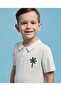 Embroidered Polo T-Shirt with Short Sleeves - 4