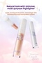 Clio Moon Glass Liquid Glitter - Luminous and Clear, Sweet Cloud (02 Moon Flare) - 3