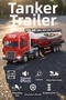 1:24 Scale Diecast Metal Head Light and Sound Toy Tanker Truck - Detachable Dorseli Model Car