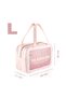 Ns Transparent Makeup and Cosmetic Bag-Portable Travel Bathroom Storage Bag-L (Large Size) - 5