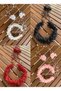 4 Colors Presentation, Crown with Earrings, Long Earrings Bridal Crown, Laser Flower Pearl Bridal Hair Crown, Wedding Crown - 2