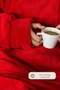 Enjoy Tv Blanket Wellsoft Hooded Wearable Unisex over Size (80X110 cm) Red - 4
