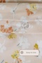 Floret Duvet Cover Set Double Elastic Fitted Sheet (200X220 cm) Ecru - 5