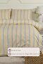 Scatt Duvet Cover Set Double Elastic Fitted Sheet (200X220 cm) Ecru - 2