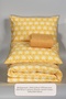 Riva Duvet Cover Set Double Size Fitted Sheet (200X220 cm) Yellow - 7